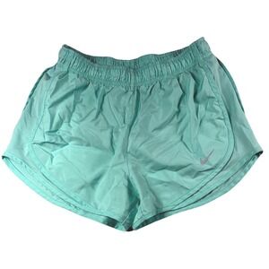 Nike Dri Fit Running Shorts Womens Teal Size Small Athletic Gym Workout